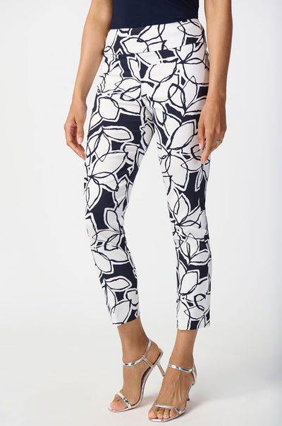 Joseph Ribkoff - Leaf Print Millennium Pull-On Pants