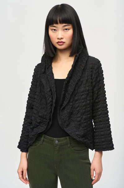 Joseph Ribkoff - Bubble Woven Cropped Jacket