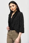 Joseph Ribkoff - Bubble Woven Cropped Jacket