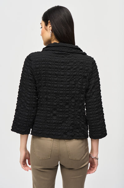 Joseph Ribkoff - Bubble Woven Cropped Jacket