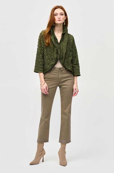 Joseph Ribkoff - Bubble Woven Cropped Jacket