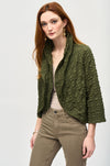 Joseph Ribkoff - Bubble Woven Cropped Jacket