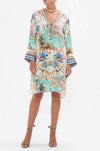 Camilla - Amalfi Lullaby Metal Eyelet Kaftan