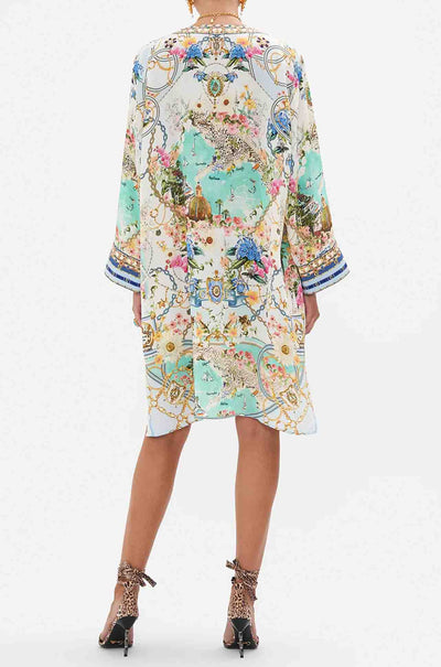 Camilla - Amalfi Lullaby Metal Eyelet Kaftan