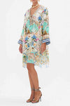 Camilla - Amalfi Lullaby Metal Eyelet Kaftan