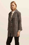 zoe kratzmann - alight coat in check boucle