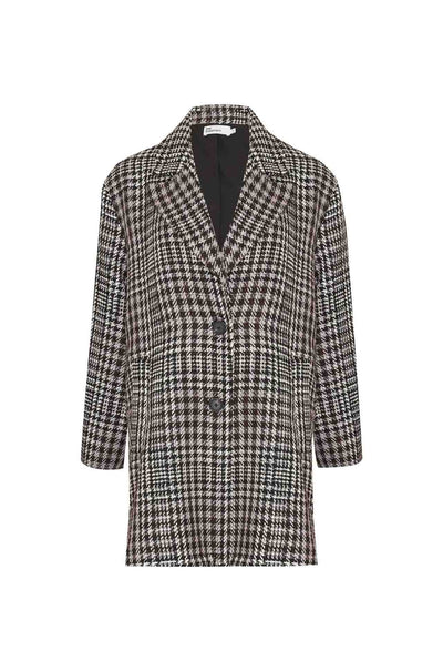 zoe kratzmann - alight coat in check boucle