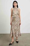 Rails - Anya Midi Skirt in Champagne Leopard