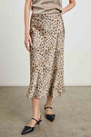 Rails - Anya Midi Skirt in Champagne Leopard