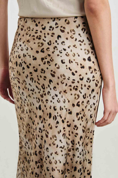 Rails - Anya Midi Skirt in Champagne Leopard