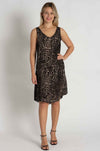 Mela Purdie - Audrey Dress in Praline Panther