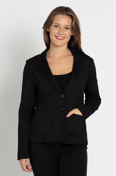 Marc Cain - Blazer w/ Logo Hem Back