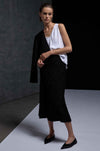 Mela Purdie - Slim Skirt in Cloque