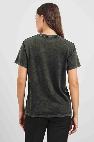 Rails - Boyfriend Tee in Black Gold Glitter