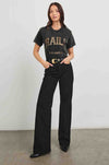 Rails - Boyfriend Tee in Black Gold Glitter