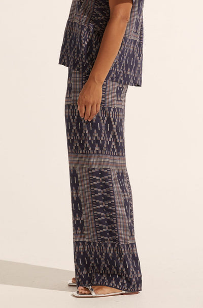 zoe kratzmann - breeze pant in midnight aztec