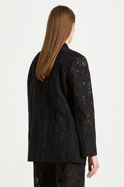 Mela Purdie - Button Blazer in Flora Lace