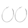 Nicole Fendel - Carrie Hoops in Silver