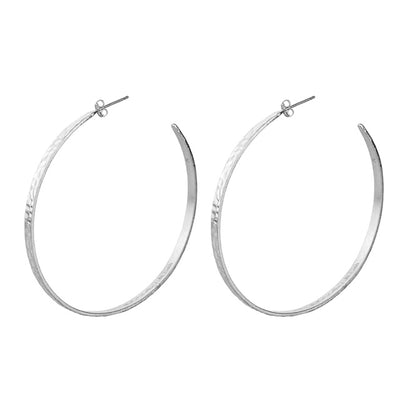 Nicole Fendel - Carrie Hoops in Silver