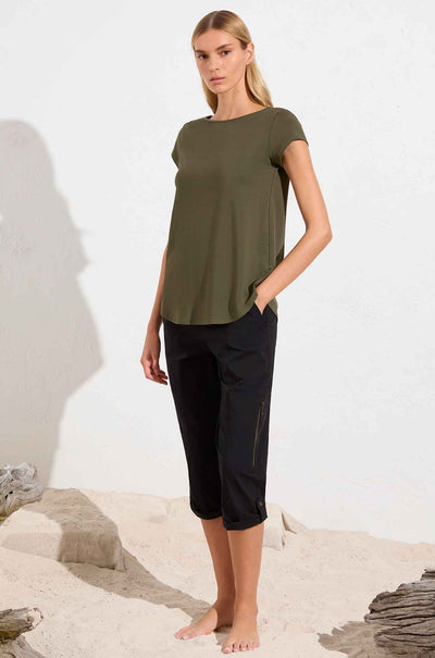 Mela Purdie - Cropped Zip Cargo