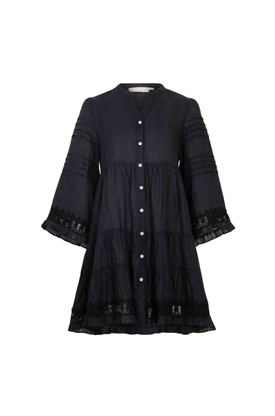 Coop - Any Linen Day Change Of Lace Dress in Black