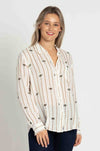 Rails - Charli Shirt in Stripe Palms