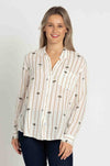 Rails - Charli Shirt in Stripe Palms