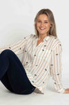 Rails - Charli Shirt in Stripe Palms