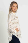 Rails - Charli Shirt in Stripe Palms