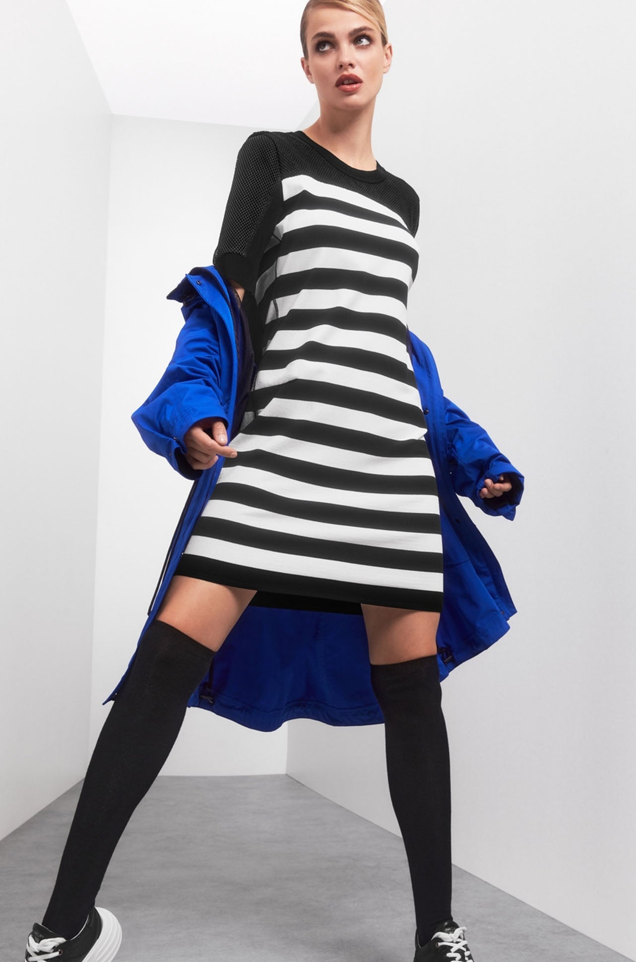 Marc Cain - Dress with Block Stripe Rethink Together
