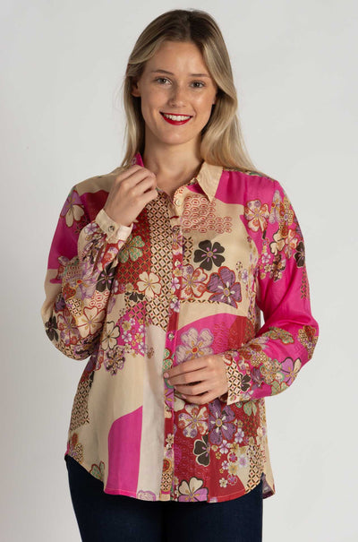 Johnny Was - Colette Blouse in Yama (Australian Exclusive)