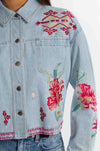 Johnny Was - Cropped Denim Jacket in Talulla Print