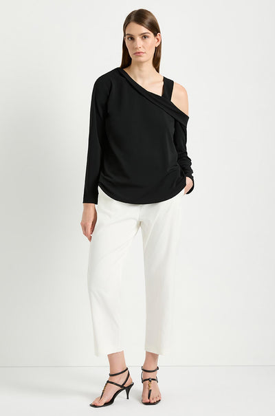 Mela Purdie - Drop Shoulder Top in Powder Knit