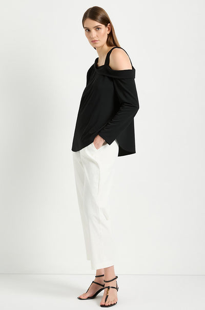 Mela Purdie - Drop Shoulder Top in Powder Knit