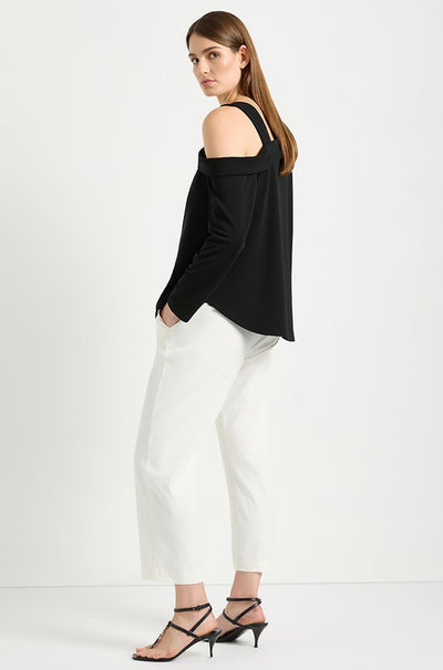 Mela Purdie - Drop Shoulder Top in Powder Knit