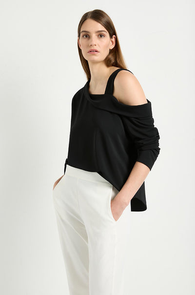 Mela Purdie - Drop Shoulder Top in Powder Knit