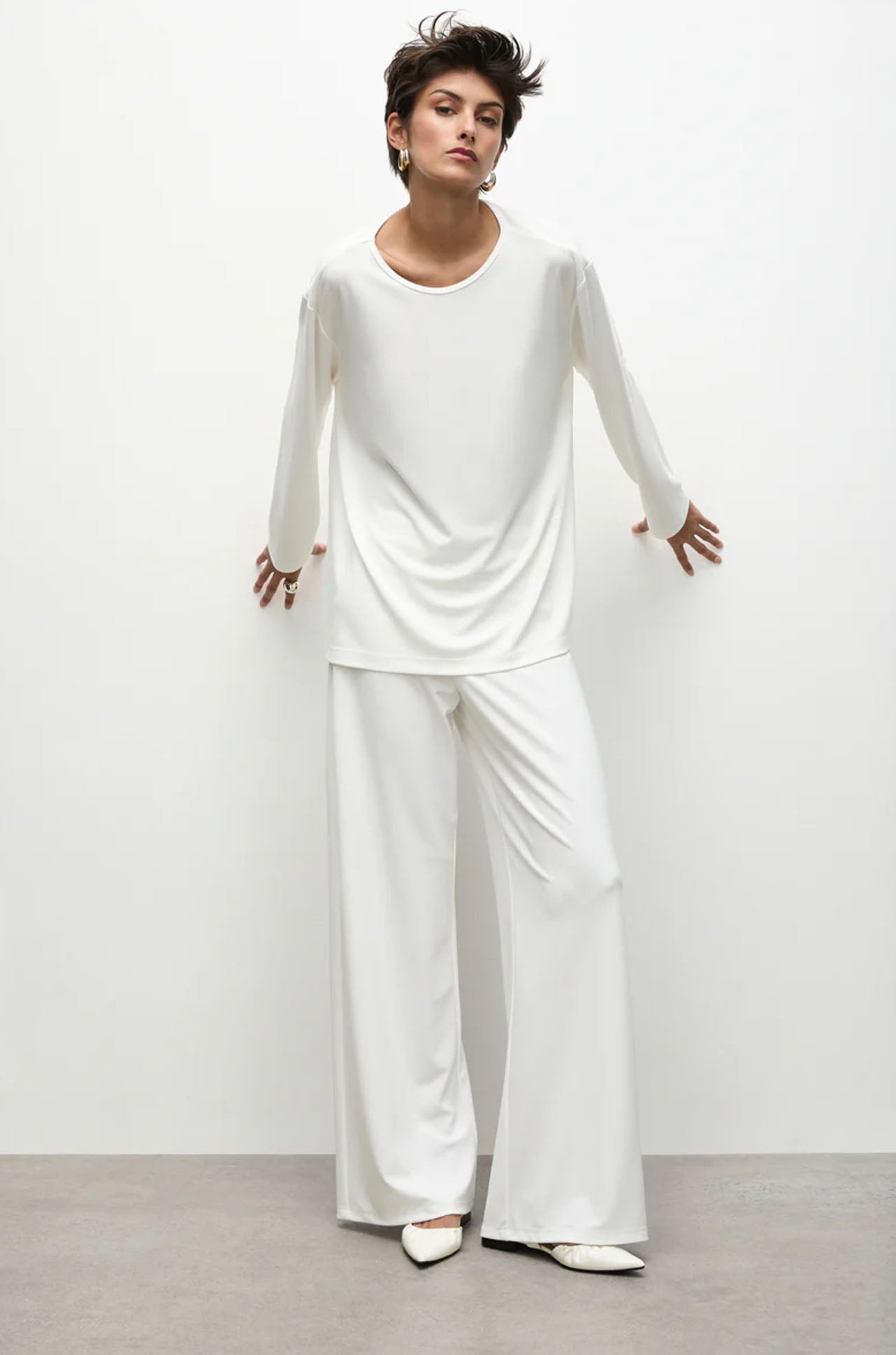 Mela Purdie - Palazzo Pant in Powder Knit