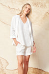 Verge - Frill Short in White