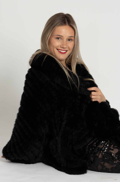 Joseph Ribkoff - Faux Fur Cover-Up