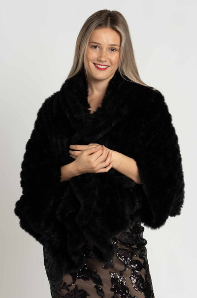 Joseph Ribkoff - Faux Fur Cover-Up