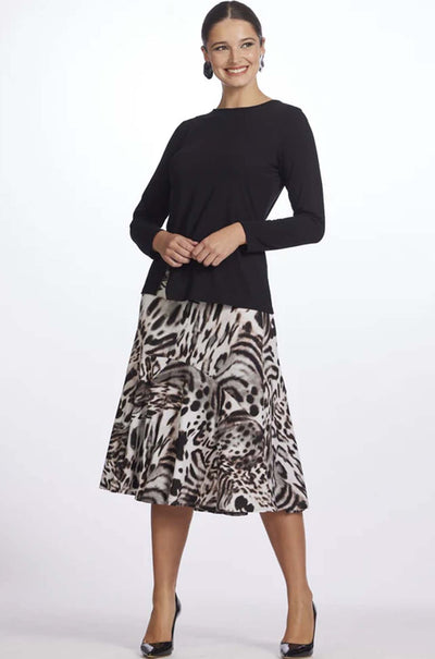 Paula Ryan - Flared Hem Basque Skirt