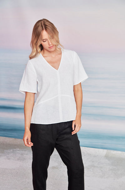 Verge - Greer Top in White