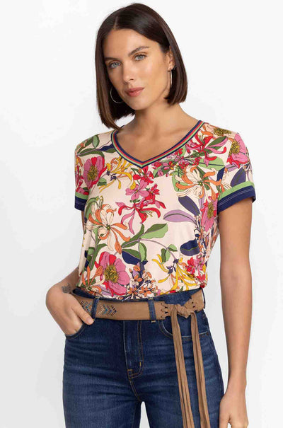 Johnny Was - The Janie Favorite S/S V-Neck Tee