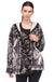 Johnny Was - Joan Zip Hoodie Sherpa Jacket in Myna Scarf Print