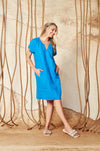 Verge - Joanna Dress in Lagoon