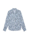 Rails - Josephine L/S Button Down in Blue Abstract