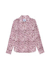 Rails - Josephine L/S Button Down in Pink Static Leopard