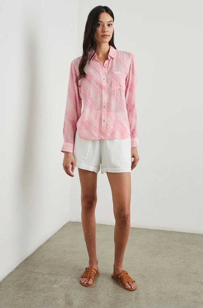 Rails - Josephine L/S Button Down in Rose Reef