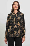 Rails - Kate Shirt in Noir Leopard