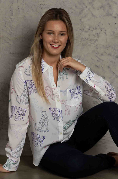 Rails - Kate Shirt in Jewel Wildcats